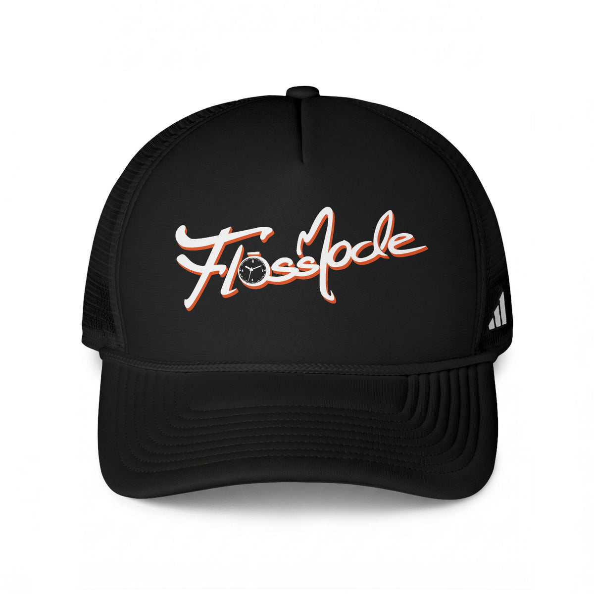 Floss Mode Trucker Hat - Retro Script Mesh Baseball Cap