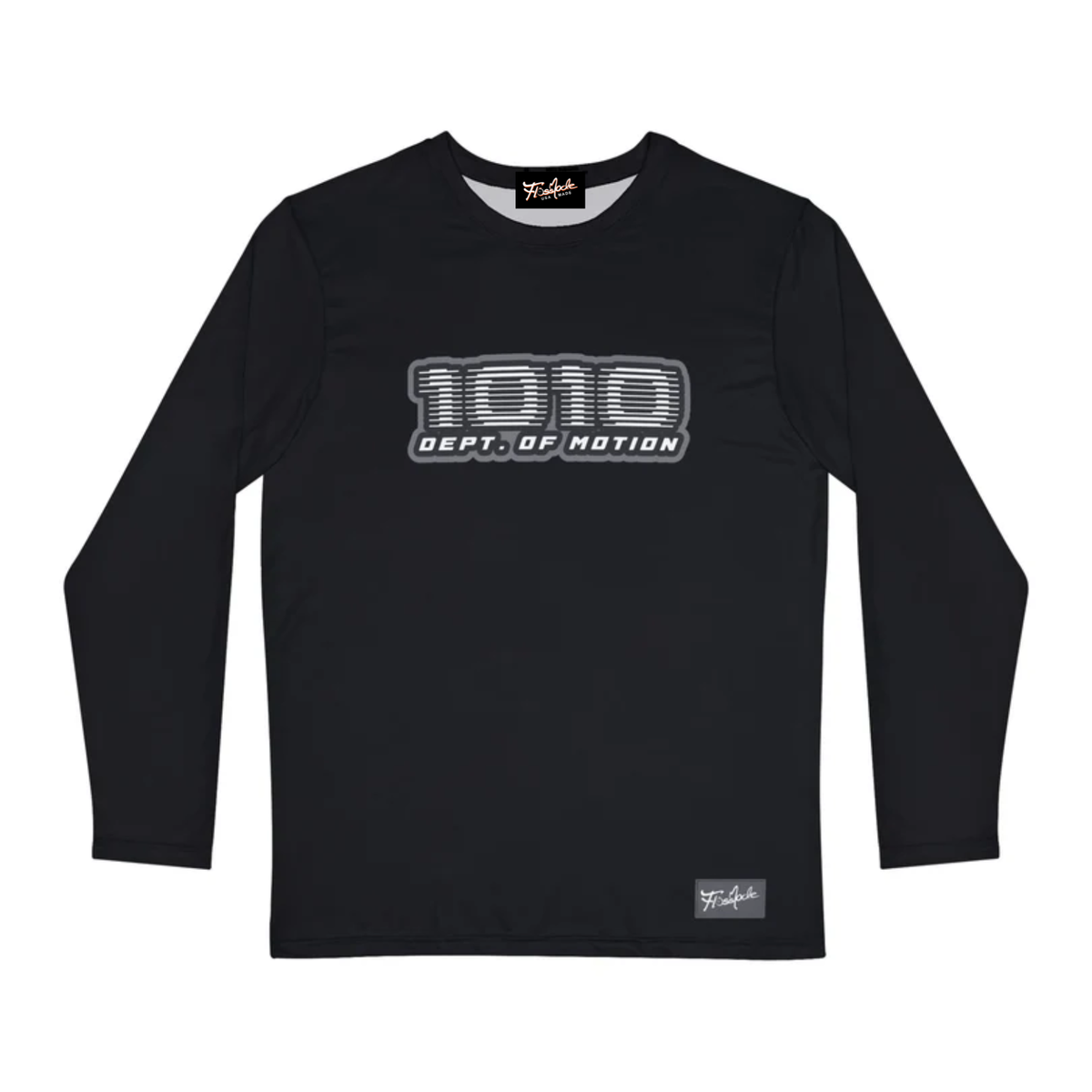 1010 Dept. of Motion Graphic  Full Length Sleeves Black Shirt