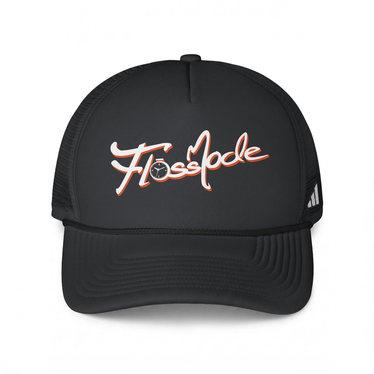 Floss Mode Trucker Hat - Retro Script Mesh Baseball Cap
